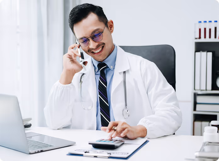 Doctor at work